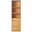 AKTENSCHRANK 55/197/40 cm  - Eichefarben/Anthrazit, Natur, Holz/Holzwerkstoff (55/197/40cm) - Linea Natura