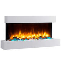 ELEKTROKAMIN - Weiß, Basics, Holzwerkstoff/Metall (110/57/25cm)