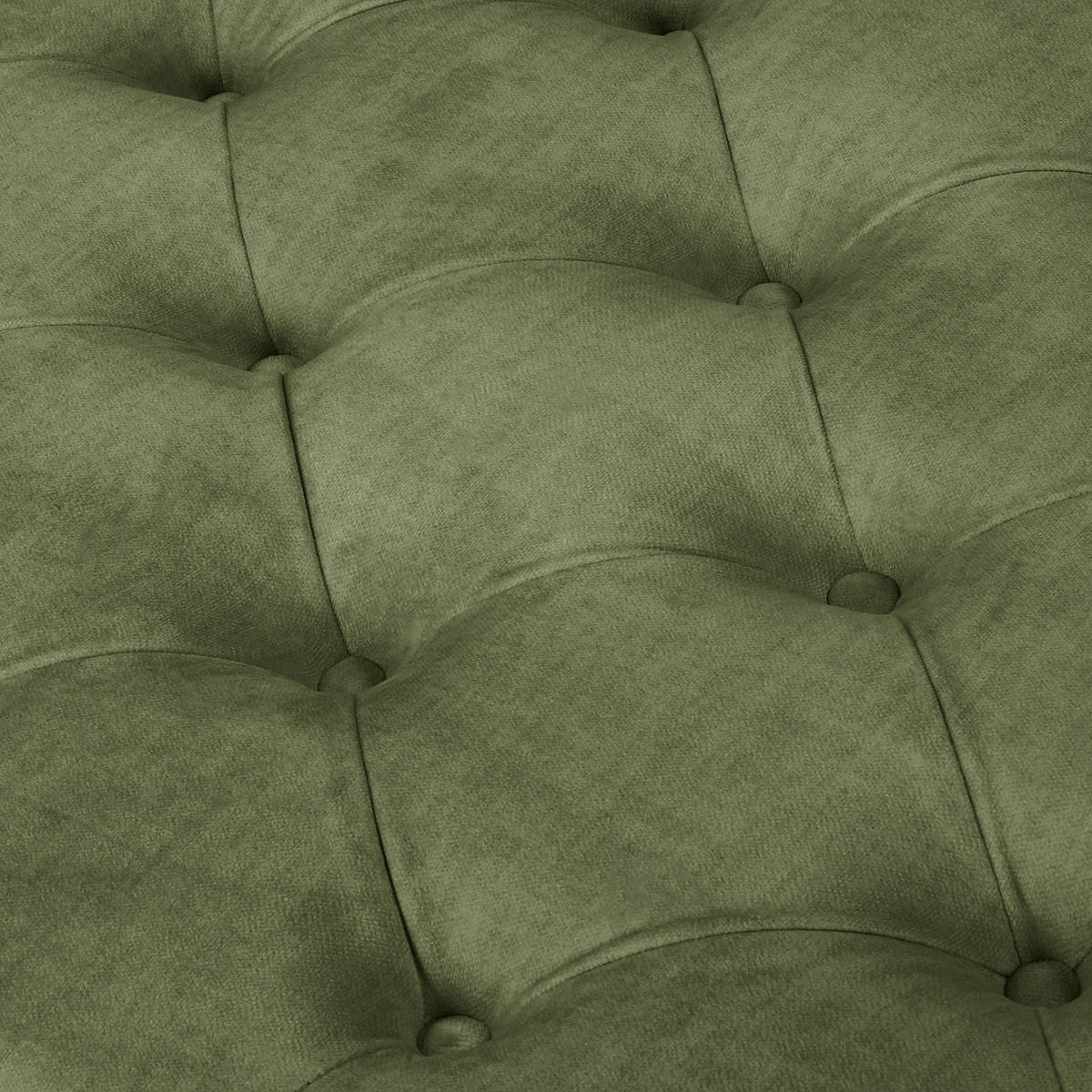HOCKER in Textil Dunkelgrün  - Dunkelgrün/Braun, Design, Holz/Textil (96/35/62cm) - P & B