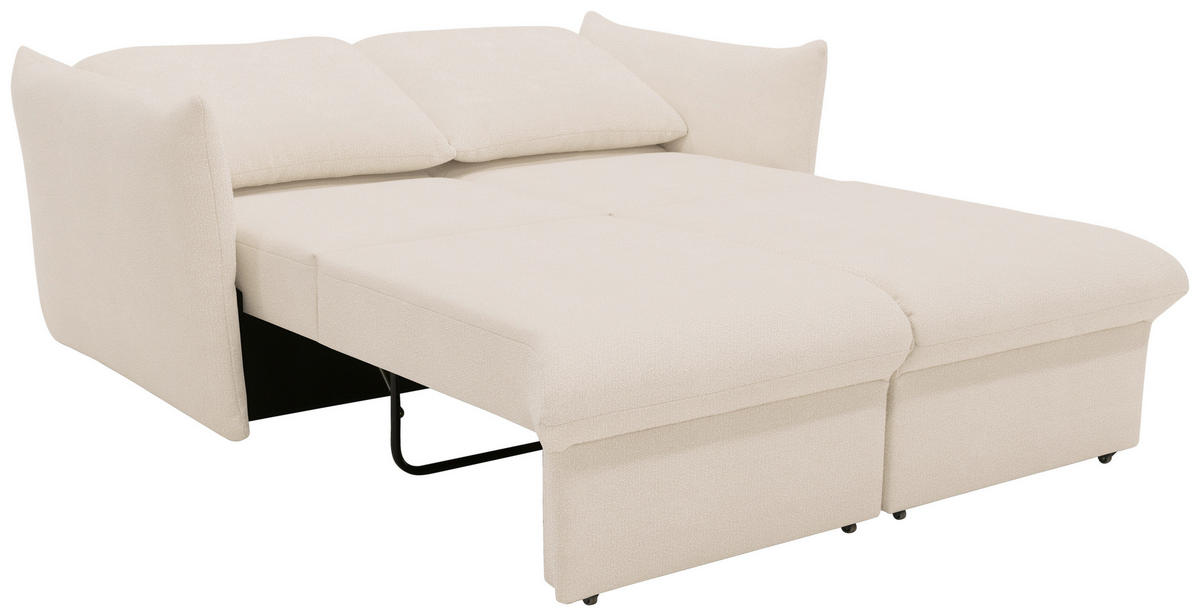 2-SITZER-SOFA in Mikrofaser Creme  - Creme, Design, Textil (180/100/97cm) - LOOKS by W.Joop
