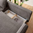 ECKSOFA in Struktur Taupe  - Taupe/Schwarz, KONVENTIONELL, Holz/Textil (170/247cm) - Carryhome