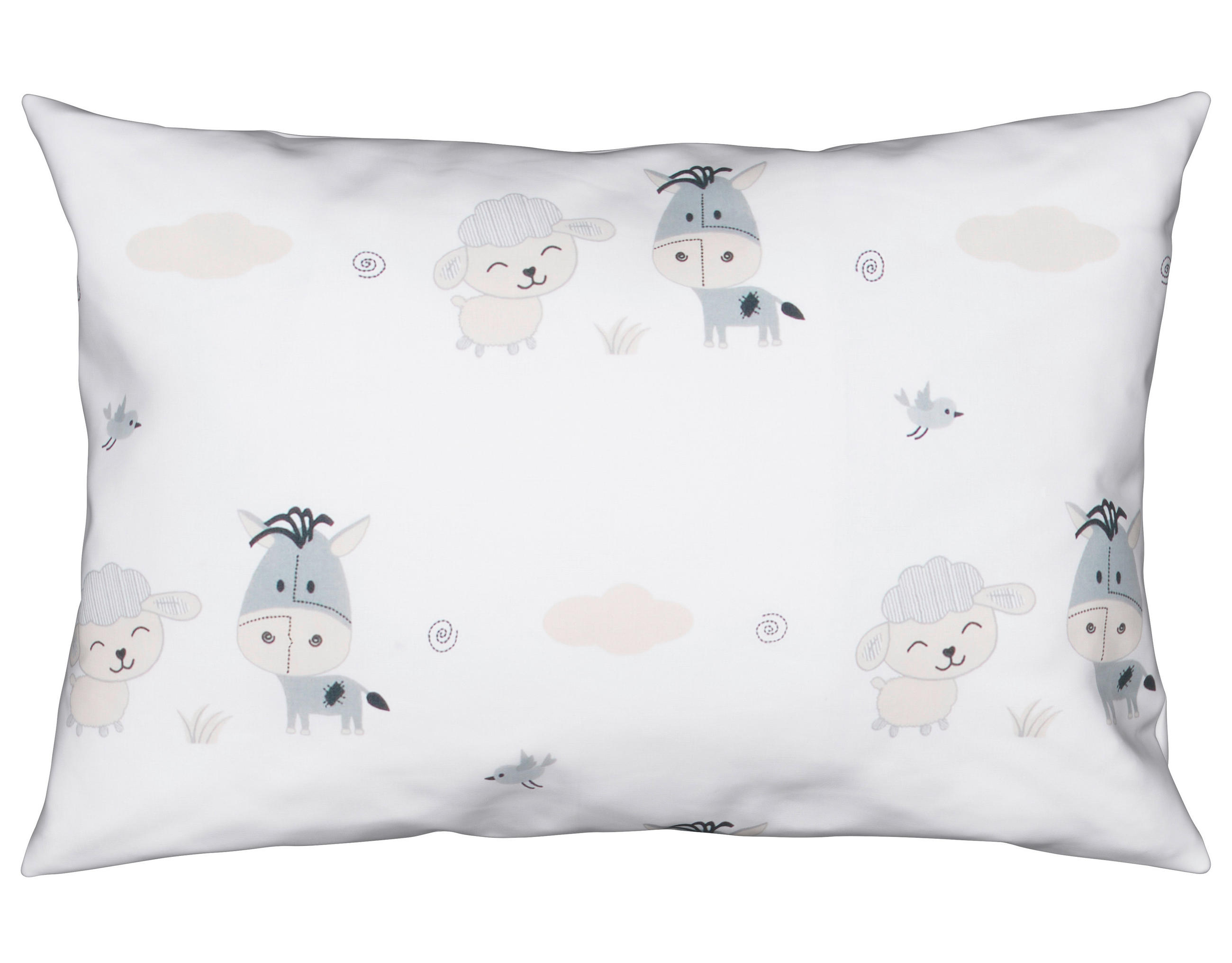 BABYBETTWÄSCHE 100/135 cm  - Weiß, Basics, Textil (100/135cm) - Patinio