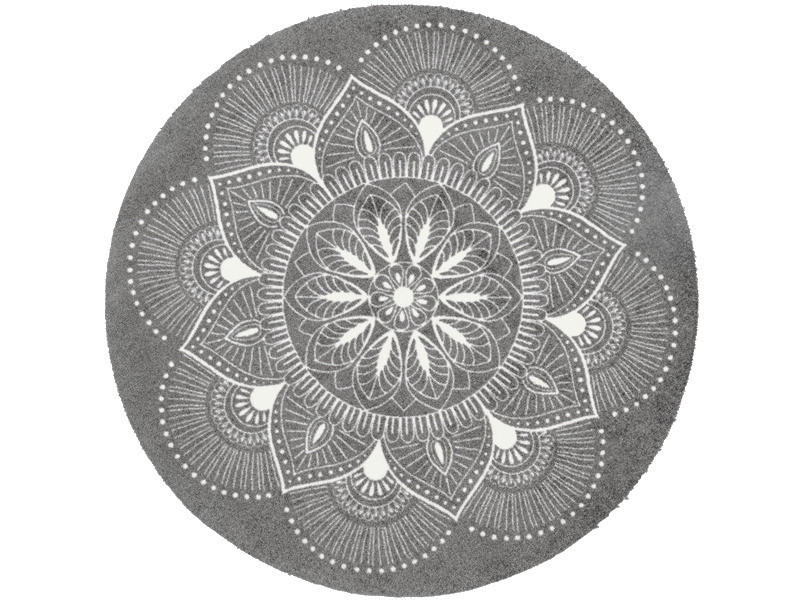 KOBEREC, 90/90 cm, sivá - sivá, Konventionell, textil/plast (90/90cm) - Esposa