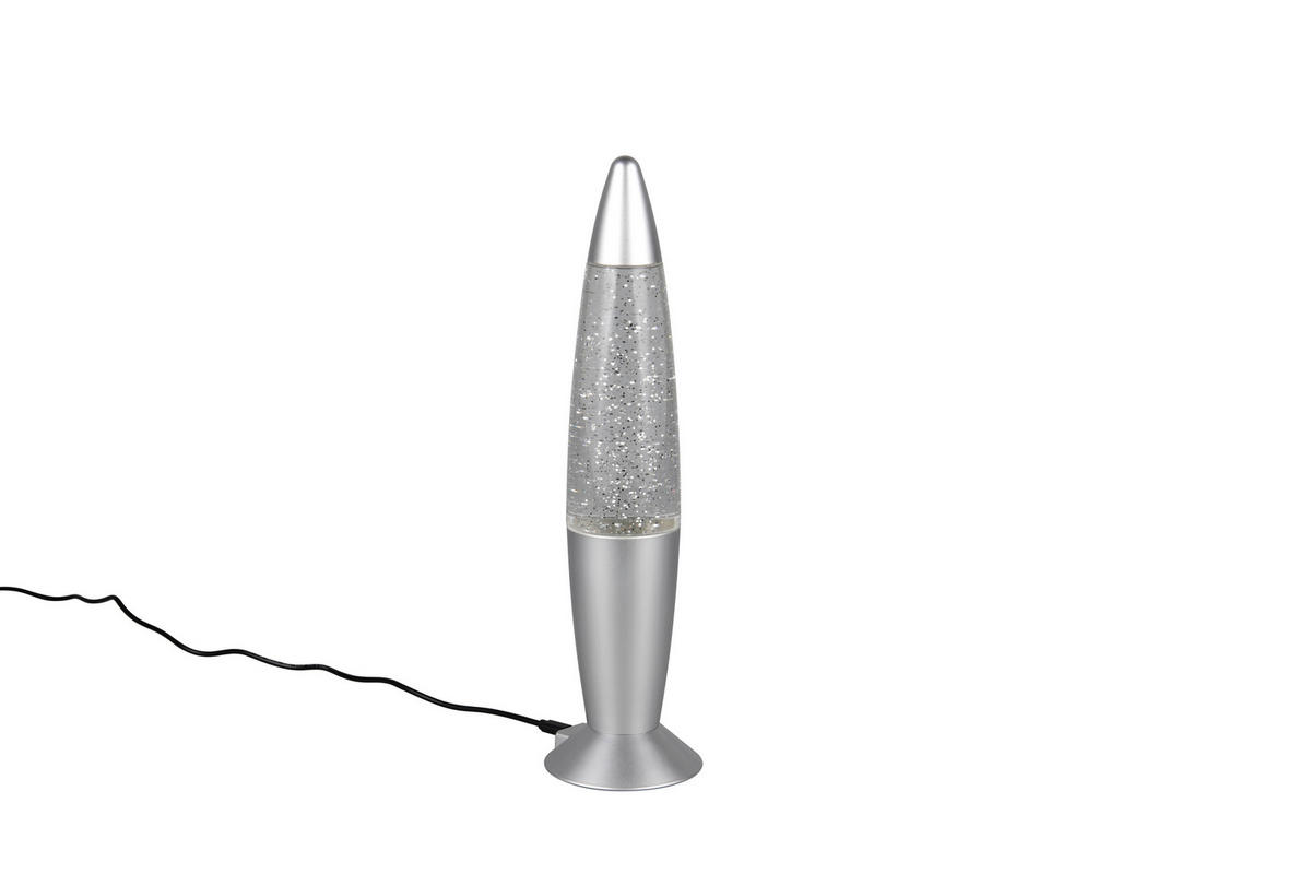 LED-TISCHLEUCHTE Fame 9/34,5 cm  - Transparent/Titanfarben, LIFESTYLE, Kunststoff (9/34,5cm)