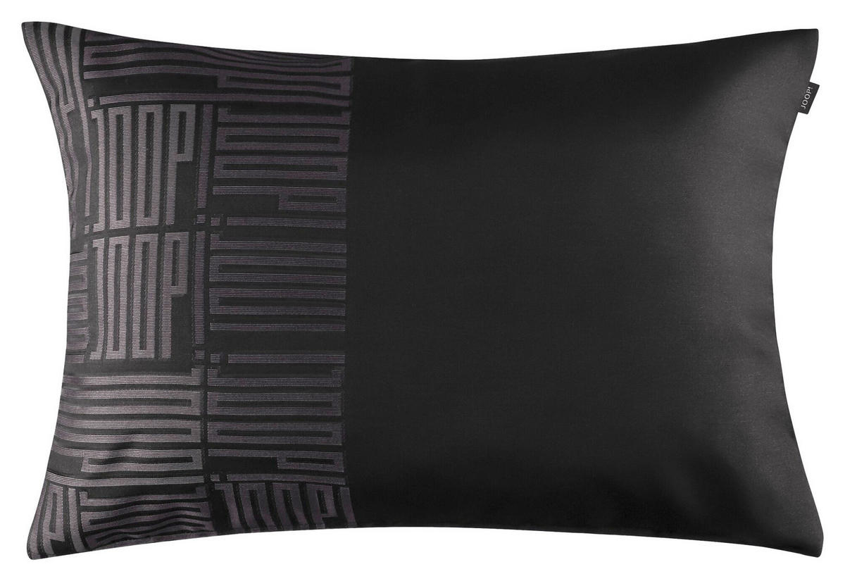 KISSENHÜLLE J!Fine Bars 40/60 cm  - Schwarz, Design, Textil (40/60cm) - Joop!