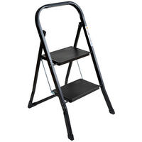 ÖSSZECSUKHATÓ FELLÉPŐ - fekete, Basics, fém (47/54,5/82cm)