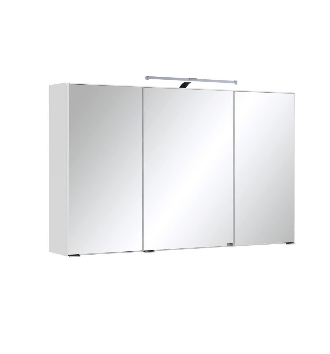 SPIEGELSCHRANK 100/64/20 cm  - Weiß, Design, Glas/Holzwerkstoff (100/64/20cm) - Xora