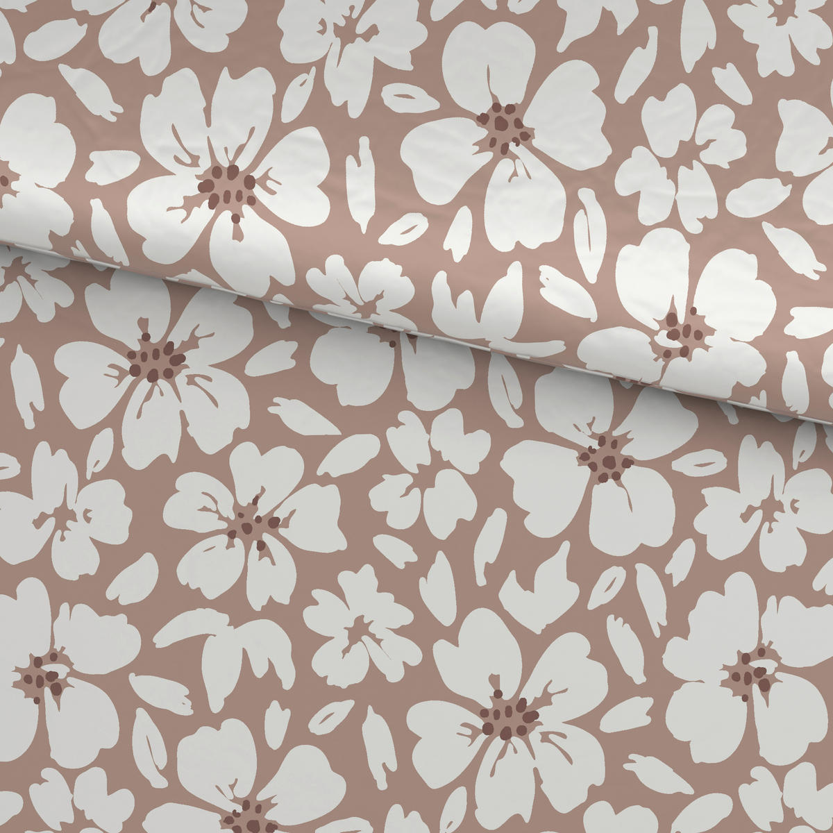 BETTWÄSCHE Satin 160/210 cm  - Beige, Design, Textil (160/210cm) - Esposa