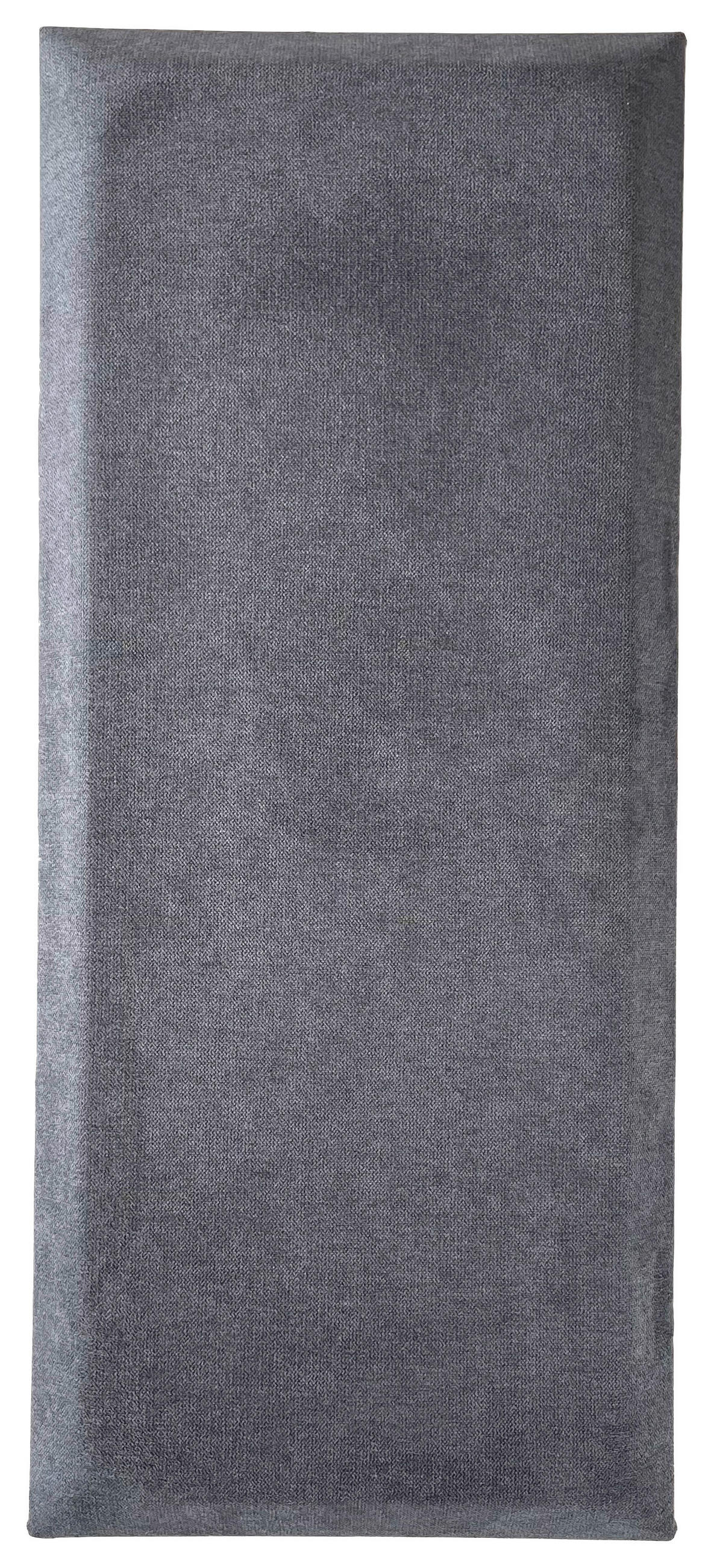 Wandpolster 2er-set 70x30 Cm Rechteckig, Dunkelgrau