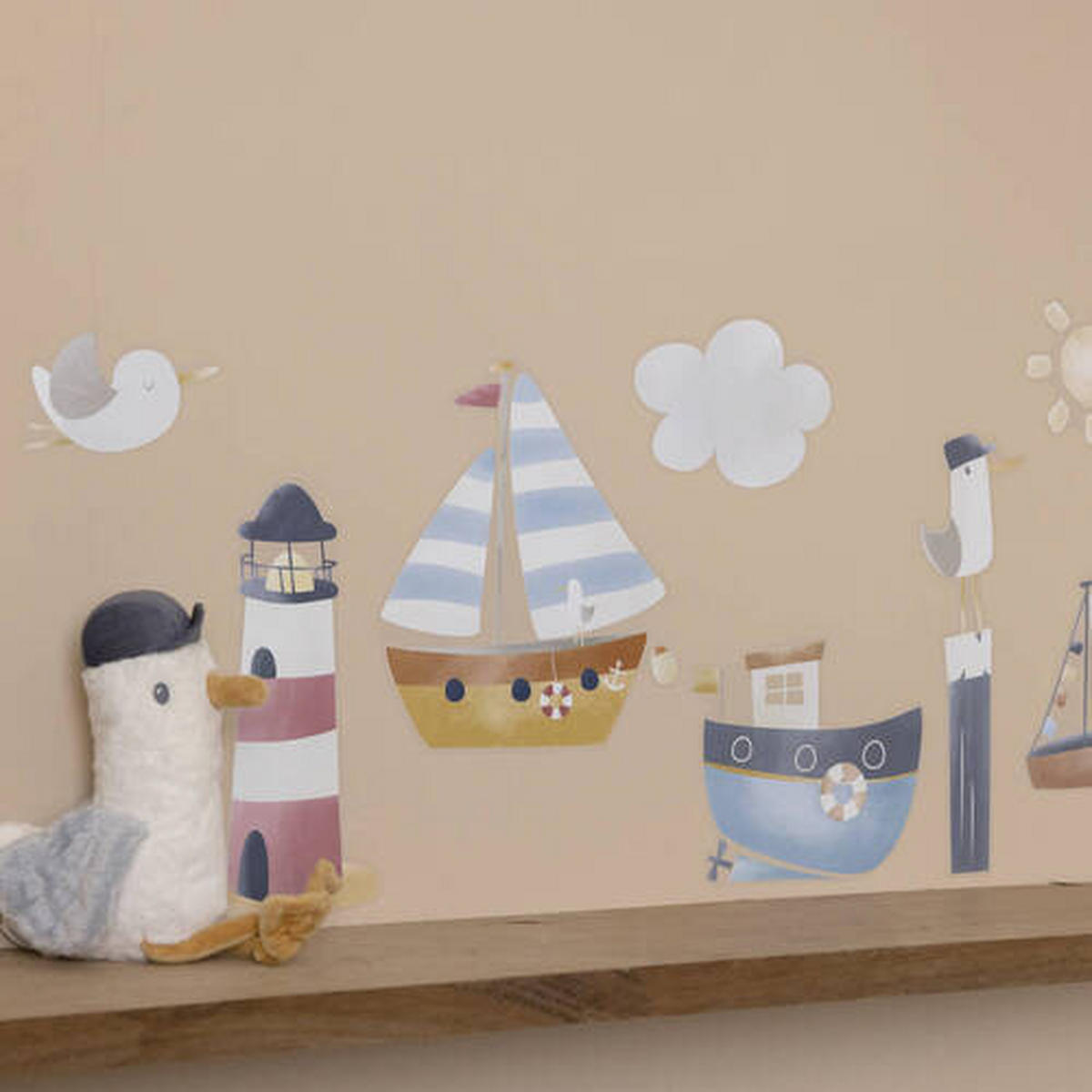 DEKOSTICKER   30/42 cm   - Multicolor, Basics, Kunststoff (30/42cm)