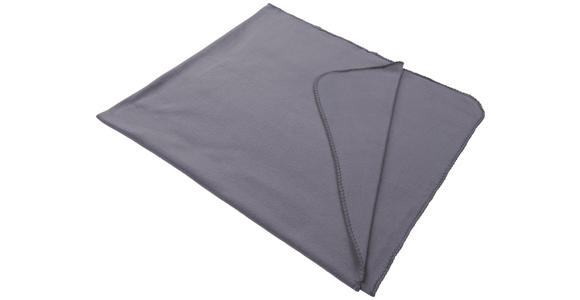 FLEECEDECKE 130/160 cm  - Grau, Basics, Textil (130/160cm) - Boxxx