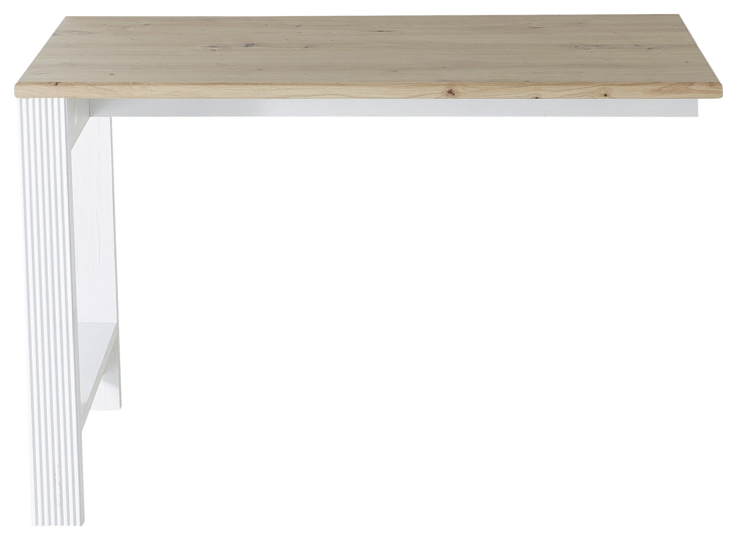 Carryhome Anbauschreibtisch Pinien, Eiche Artisan 76x50x120 cm