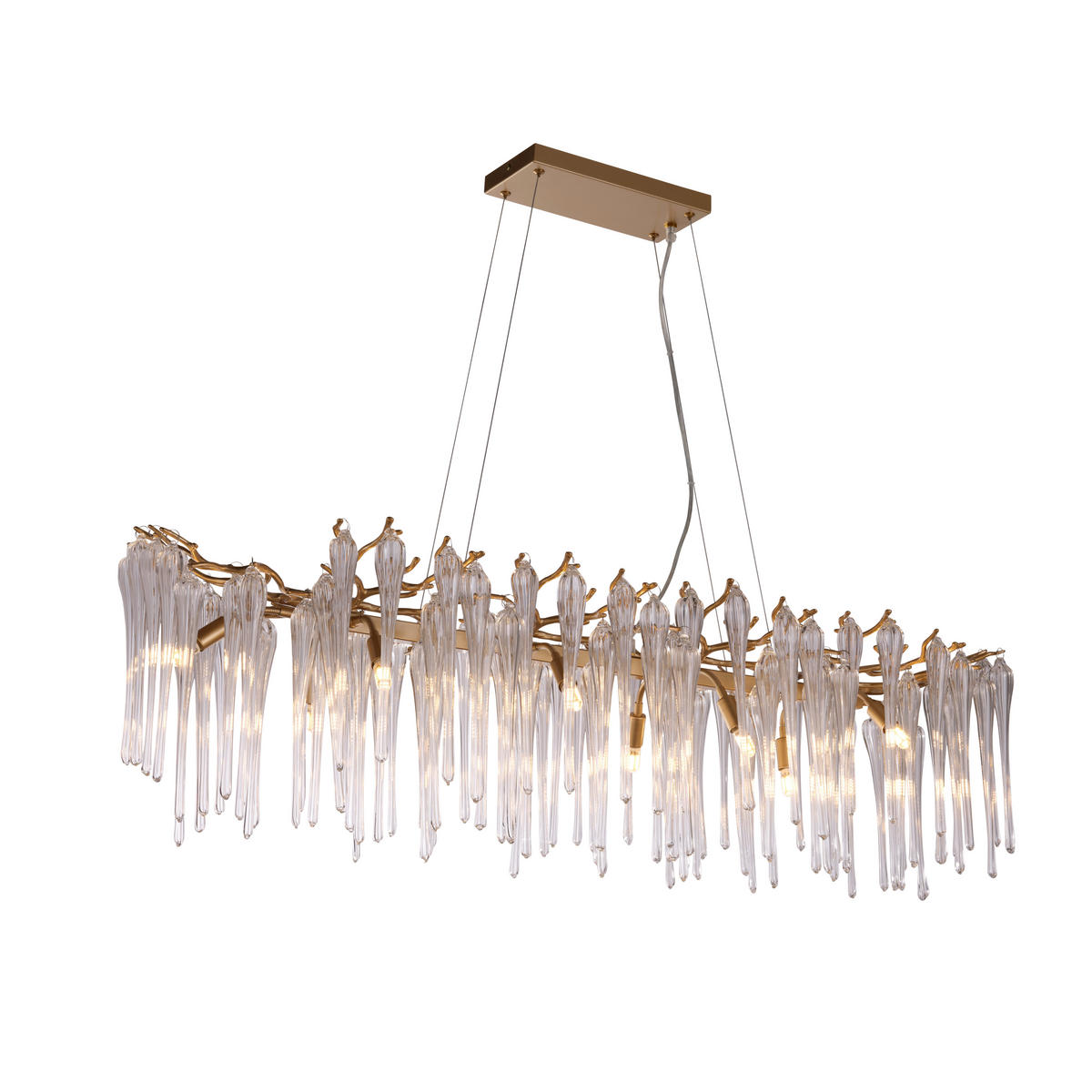 HÄNGELEUCHTE 117/31/150 cm  - Goldfarben, KONVENTIONELL, Metall (117/31/150cm) - Searchlight