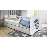 KINDER-/JUNIORBETT - Birkefarben/Weiß, MODERN, Holz/Holzwerkstoff (80/160cm) - MID.YOU
