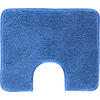 WC PŘEDLOŽKA, 50/60 cm - modrá, Basics, textil/plast (50/60cm) - Grund