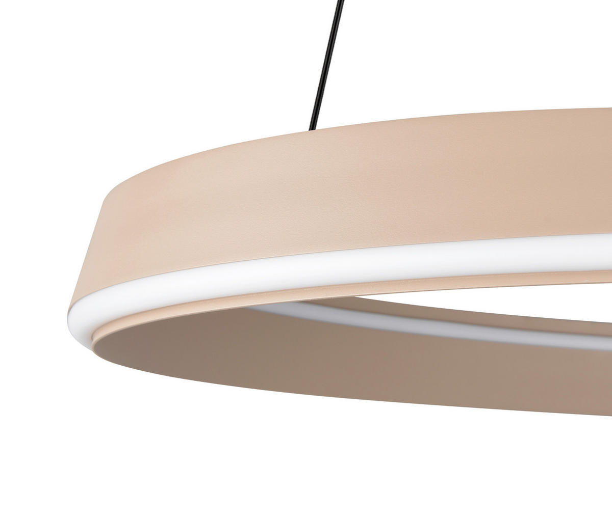 LED-HÄNGELEUCHTE CIRONDA 110/200/68 cm  - Beige, Design, Metall (110/200/68cm) - Cinque