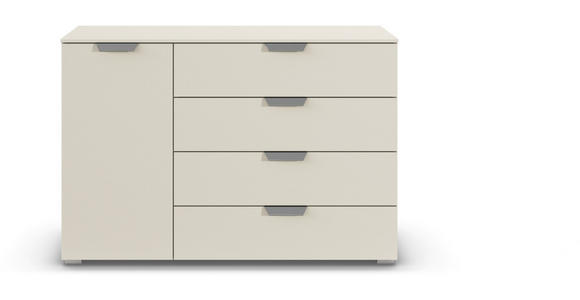 KOMMODE  in 120/81/42 cm  - Chromfarben/Champagner, Design, Holzwerkstoff/Metall (120/81/42cm) - Carryhome