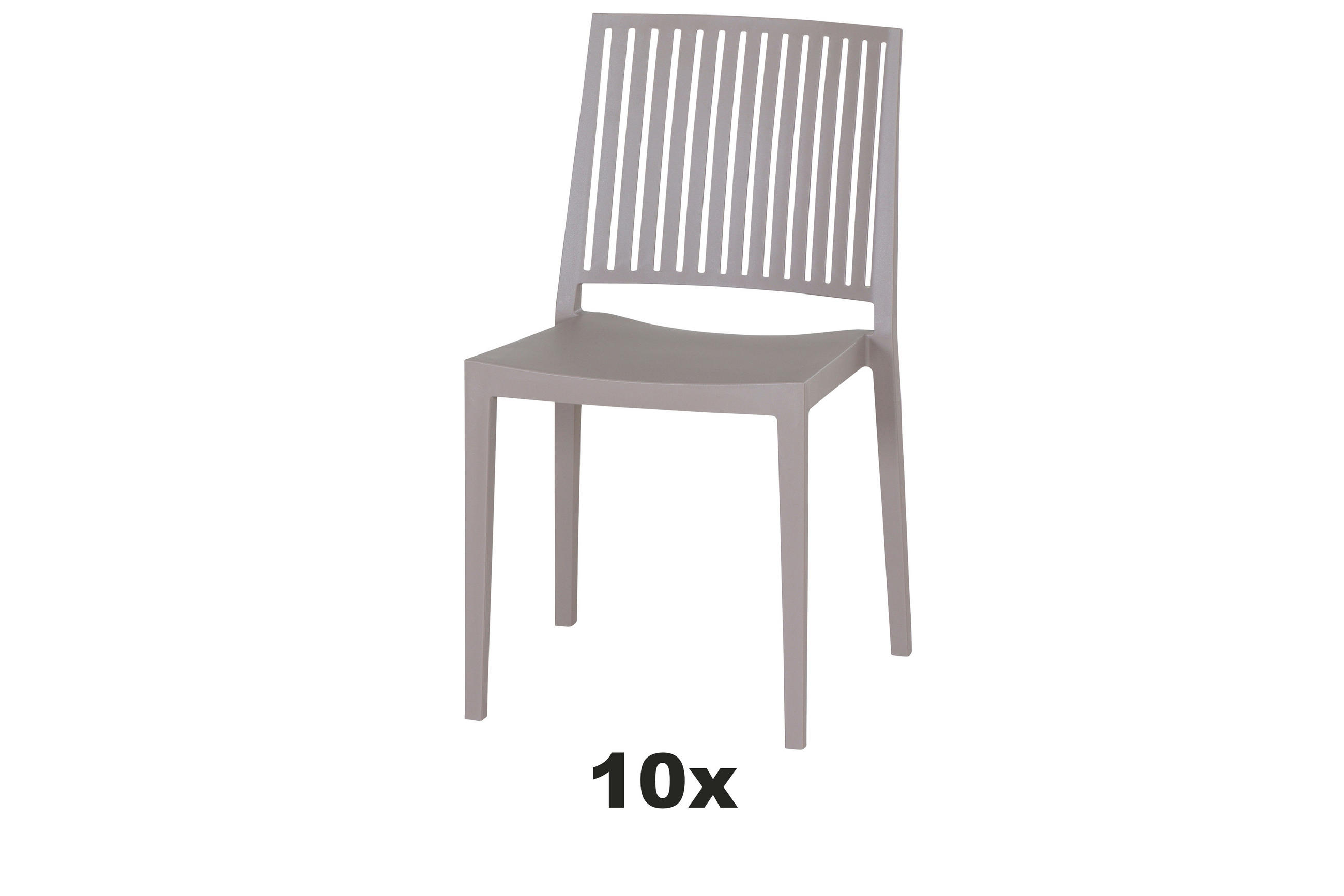 GARTENSESSEL-SET Kunststoff Taupe  - Taupe, Basics, Kunststoff (46/80/56cm) - Siena Garden