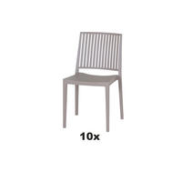 GARTENSESSEL-SET Kunststoff Taupe  - Taupe, Basics, Kunststoff (46/80/56cm) - Siena Garden