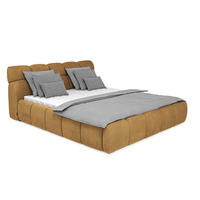 POLSTERBETT Lattenrost, Bettkasten 180/200 cm  in Currygelb  - Currygelb/Schwarz, Design, Holz/Kunststoff (180/200cm) - Esposa