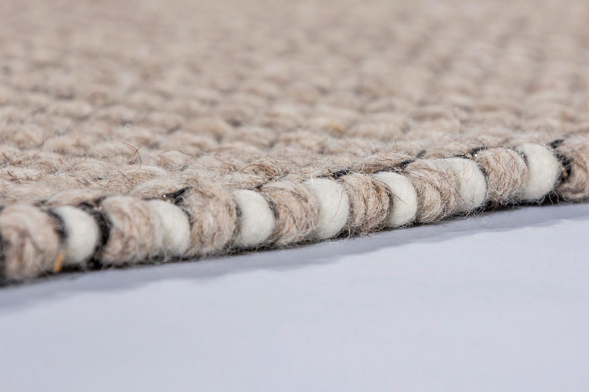 HANDWEBTEPPICH 140/200 cm Naska Grau  - Grau, KONVENTIONELL, Textil (140/200cm) - Schöner Wohnen
