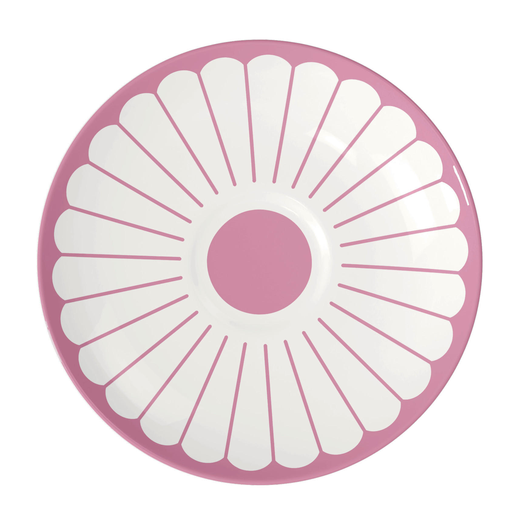 UNTERTASSE Fleur Cassis  - Magenta/Weiß, MODERN, Keramik (15,5/8,6cm) - Villeroy & Boch