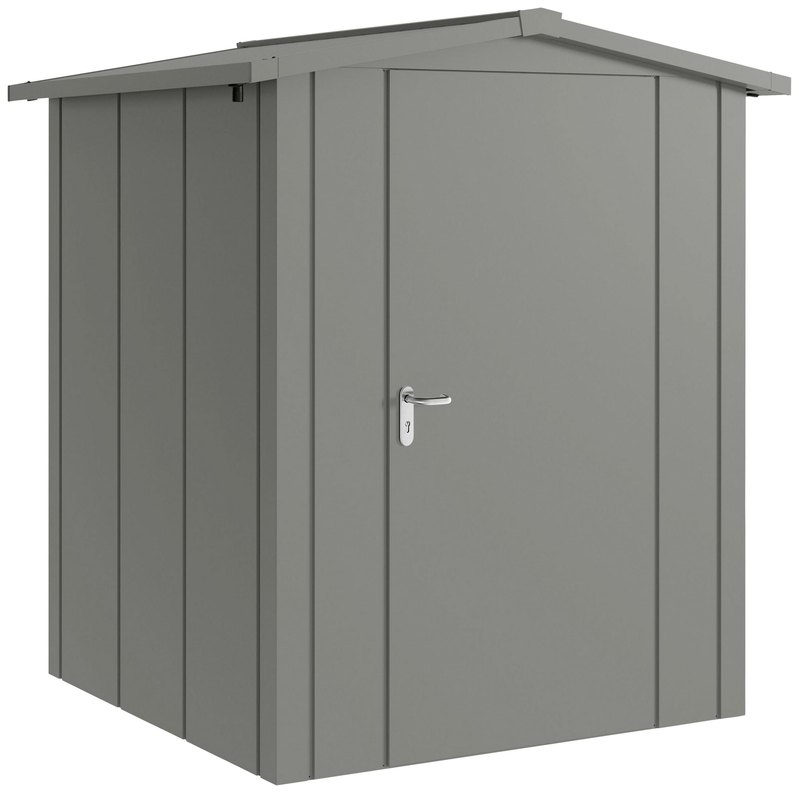 GERÄTEHAUS 189/219/181 cm  - Alufarben, Basics, Metall (189/219/181cm) - Hörmann