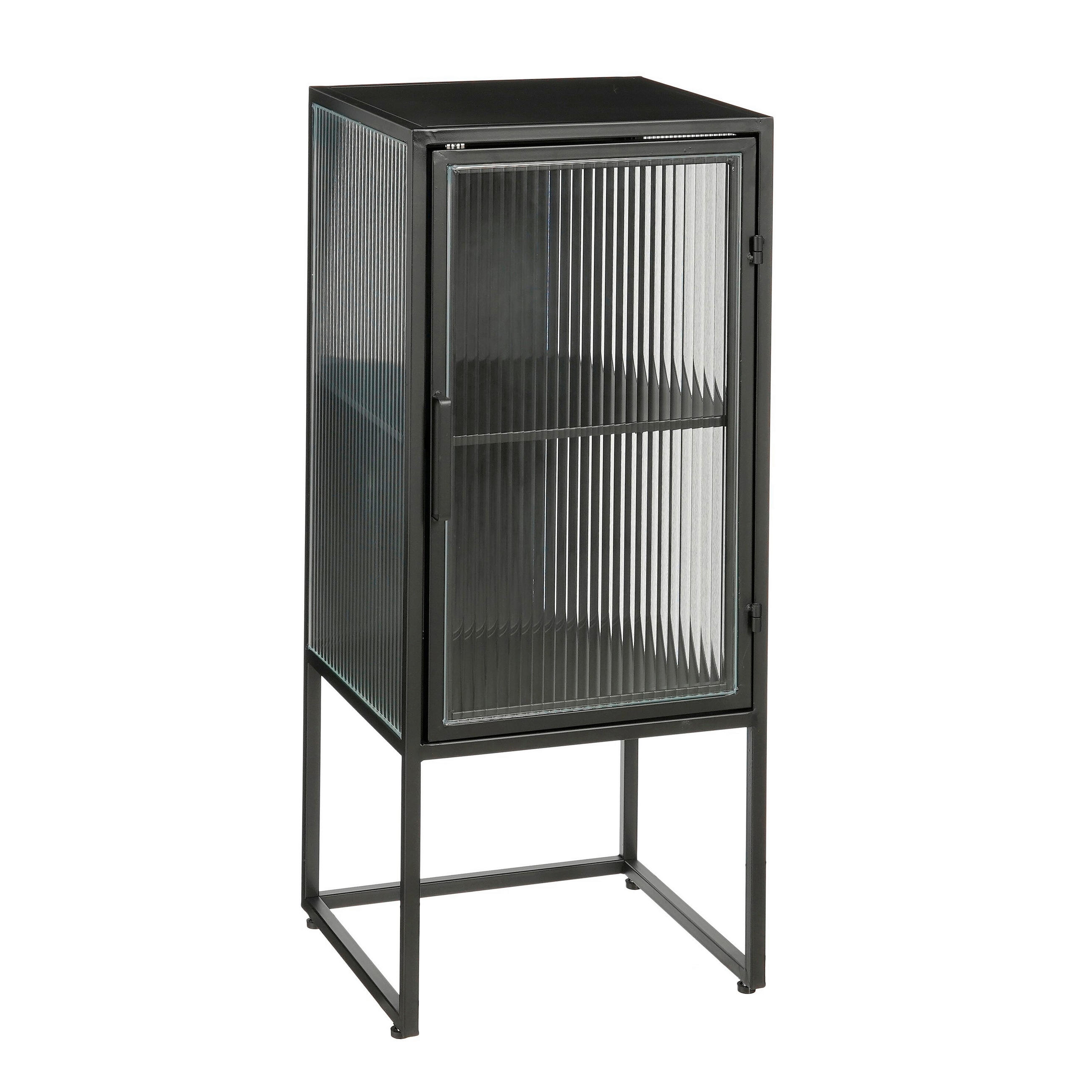 ORMAR REDNI  metal   - crna, Basics, metal (38/35/90cm)
