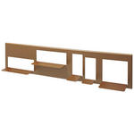 WANDREGAL  180/40/26,5 cm  - Kupferfarben, Design, Metall (180/40/26,5cm) - Novel