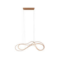 LED-HÄNGELEUCHTE Nala 113/24/150 cm   - Goldfarben, Design, Metall (113/24/150cm) - Trio Leuchten