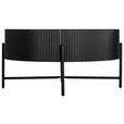 COUCHTISCH in Metall, Holzwerkstoff 80/80/40 cm  - Schwarz, Design, Holzwerkstoff/Metall (80/80/40cm) - Carryhome