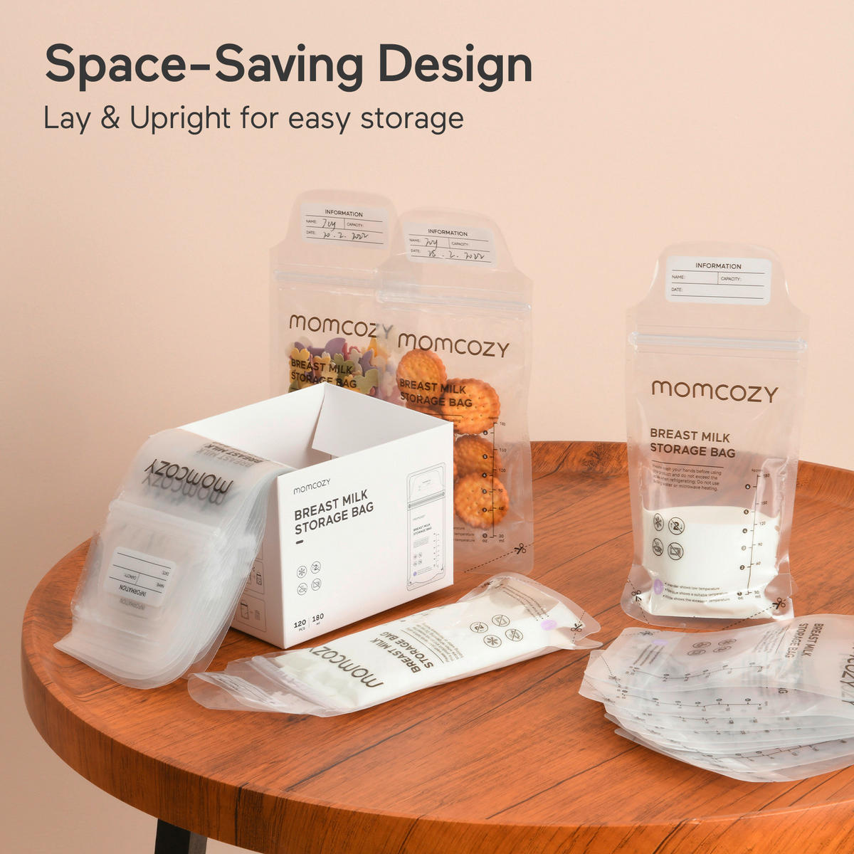 STERILISATIONSBEUTEL   - Basics (12/12/13cm) - Momcozy