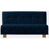 SCHLAFSOFA Dunkelblau  - Naturfarben/Dunkelblau, Design, Holz/Textil (165/92/102cm) - Novel
