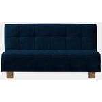 SCHLAFSOFA in Dunkelblau  - Naturfarben/Dunkelblau, Design, Holz/Textil (165/92/102cm) - Novel