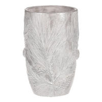 KVĚTINÁČ NA KVĚTINY kámen, přírodní materiály, 14/14/23 cm - šedá, Basics, kámen/přírodní materiály (14/14/23cm)