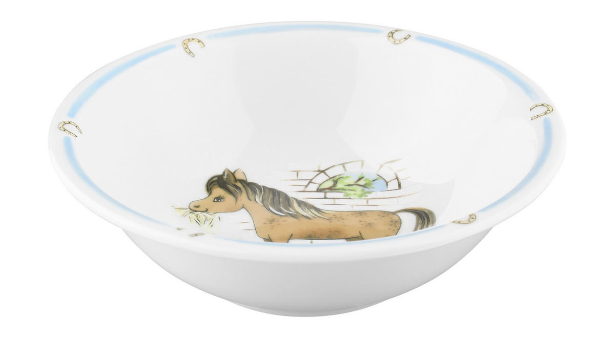 KINDERGESCHIRRSET KINDERTRÄUME Porzellan 3-teilig  - Hellbraun/Weiß, KONVENTIONELL, Keramik (21/21/20cm) - Seltmann Weiden