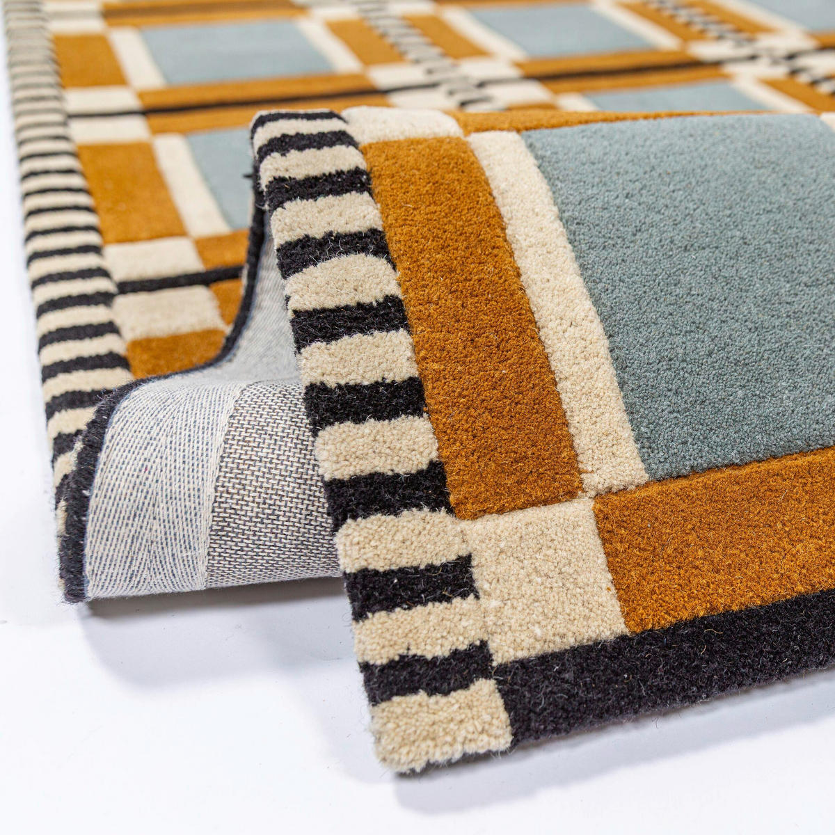 WOLLTEPPICH 200/290 cm Quadro Multicolor rechteckig  - Multicolor, Basics, Textil (200/290cm) - Flair Rugs