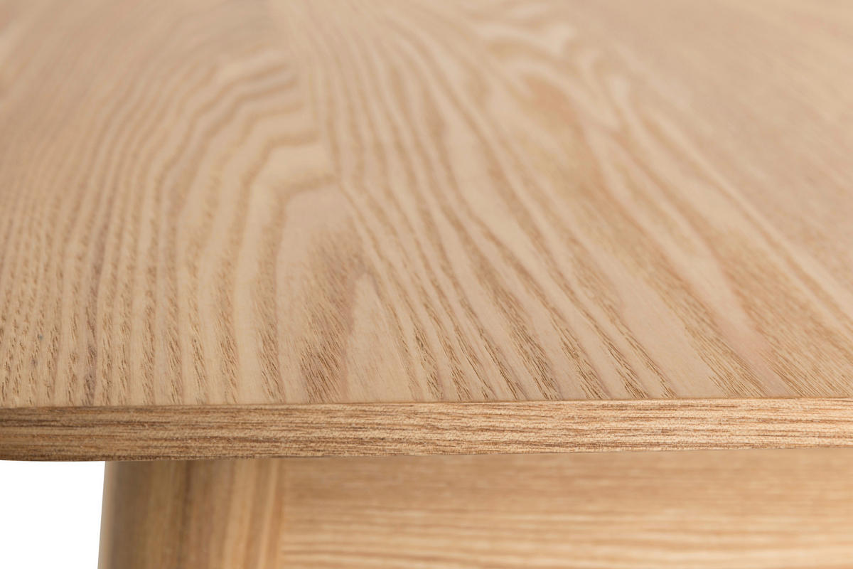 ESSTISCH Eschefarben rechteckig  ausziehbar  - Eschefarben, Basics, Holz/Holzwerkstoff (120/80/76cm) - Zuiver