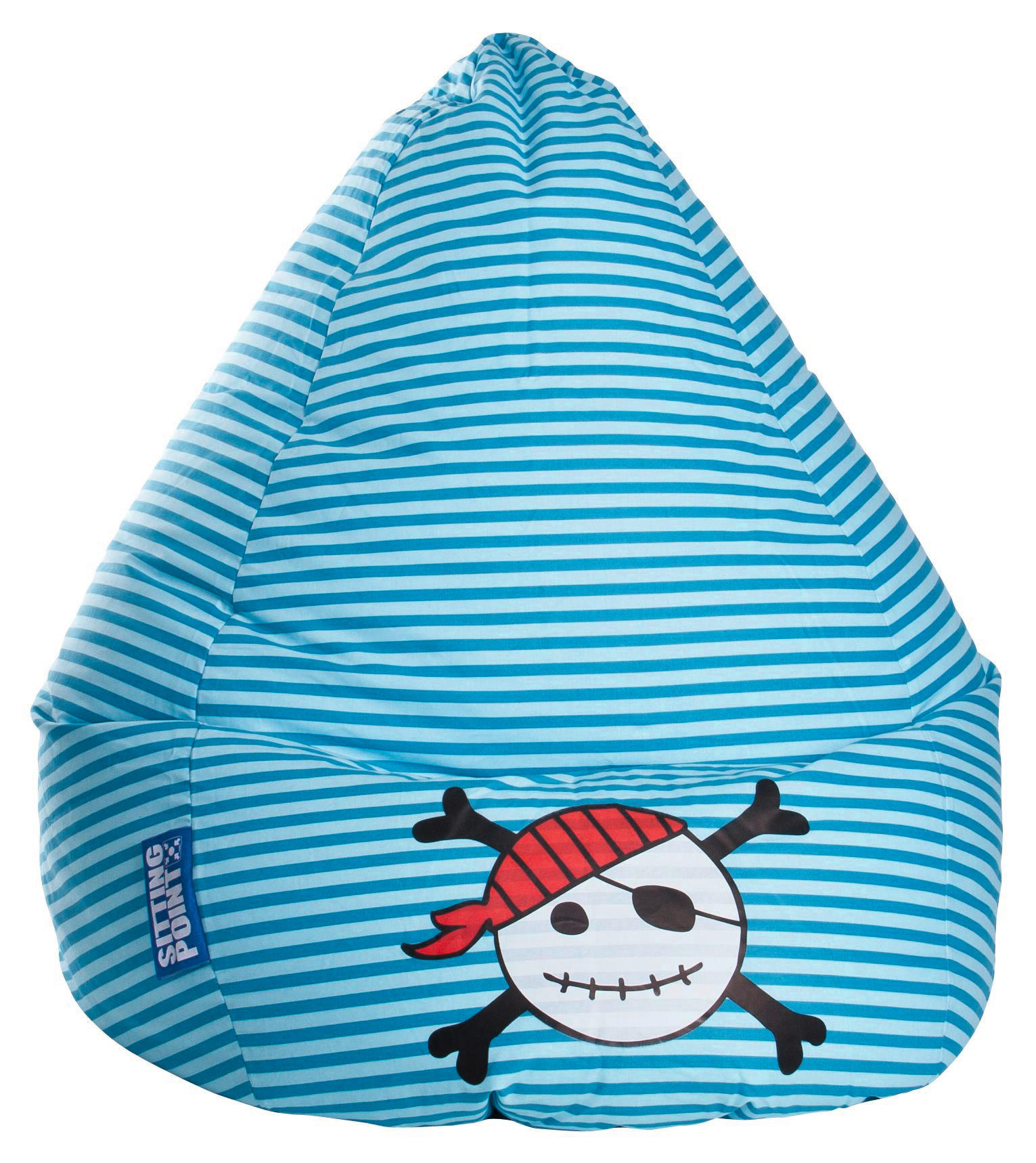 SITZSACK 220 l  - Blau/Hellblau, Design, Textil (70/110/70cm)