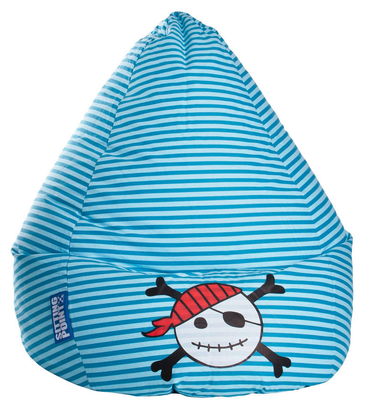 SITZSACK 220 l  - Blau/Hellblau, Design, Textil (70/110/70cm)