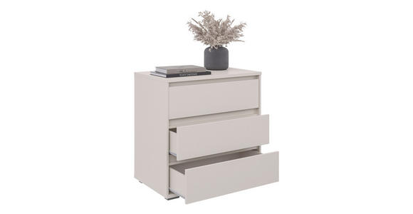 KOMMODE in 80/79/48 cm - Kaschmir/Anthrazit, Design, Holzwerkstoff/Kunststoff (80/79/48cm) - Carryhome
