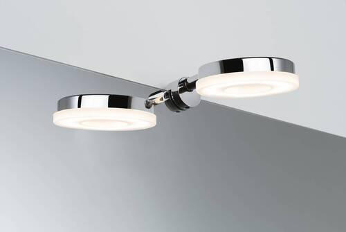 LED-WANDLEUCHTE   - Chromfarben, Design, Kunststoff/Metall (9,3cm) - Paulmann