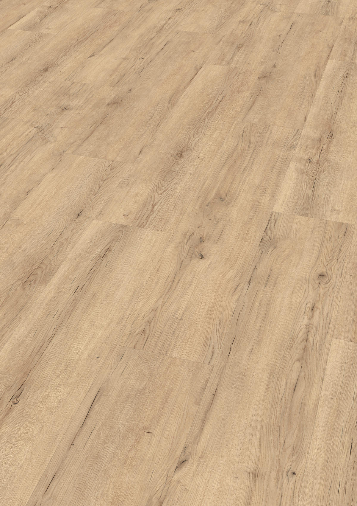 DESIGNBODEN Savona Eiche sand EGGER Aquadura+  per  m² - Hellbraun/Eichefarben, KONVENTIONELL, Holzwerkstoff (129.2/24.6/0.75cm) - Egger Holzwerkstoffe