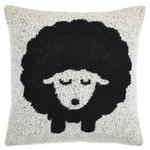 KISSENHÜLLE 48/48 cm  - Elfenbein/Schwarz, Design, Textil (48/48cm) - Esposa