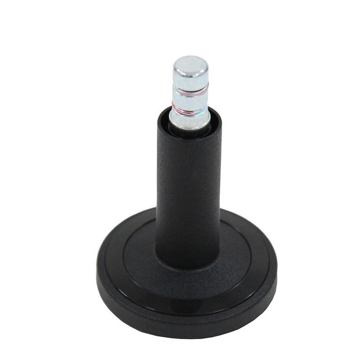 BÜROSTUHLGLEITER - Schwarz, Basics, Kunststoff/Metall (6/6,9/6cm) - MID.YOU