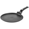 CREPESPFANNE 28 cm Greblon®-Antihaftbeschichtung  - Edelstahlfarben/Schwarz, Basics, Kunststoff/Metall (28cm) - Homeware Profession.