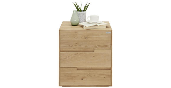 NACHTSCHRANK 50/58/40 cm Wildeiche massiv  - Eichefarben, KONVENTIONELL, Holz (50/58/40cm) - Valnatura