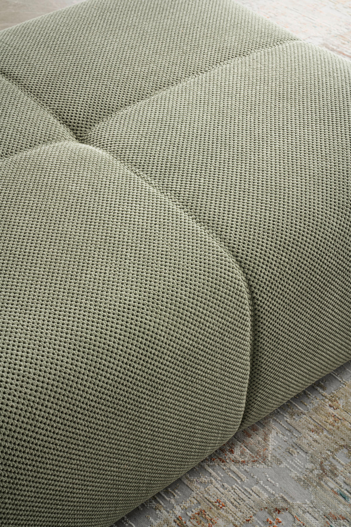 ECKSOFA in Velours Olivgrün  - Schwarz/Olivgrün, Design, Kunststoff/Textil (236/326cm) - Xora