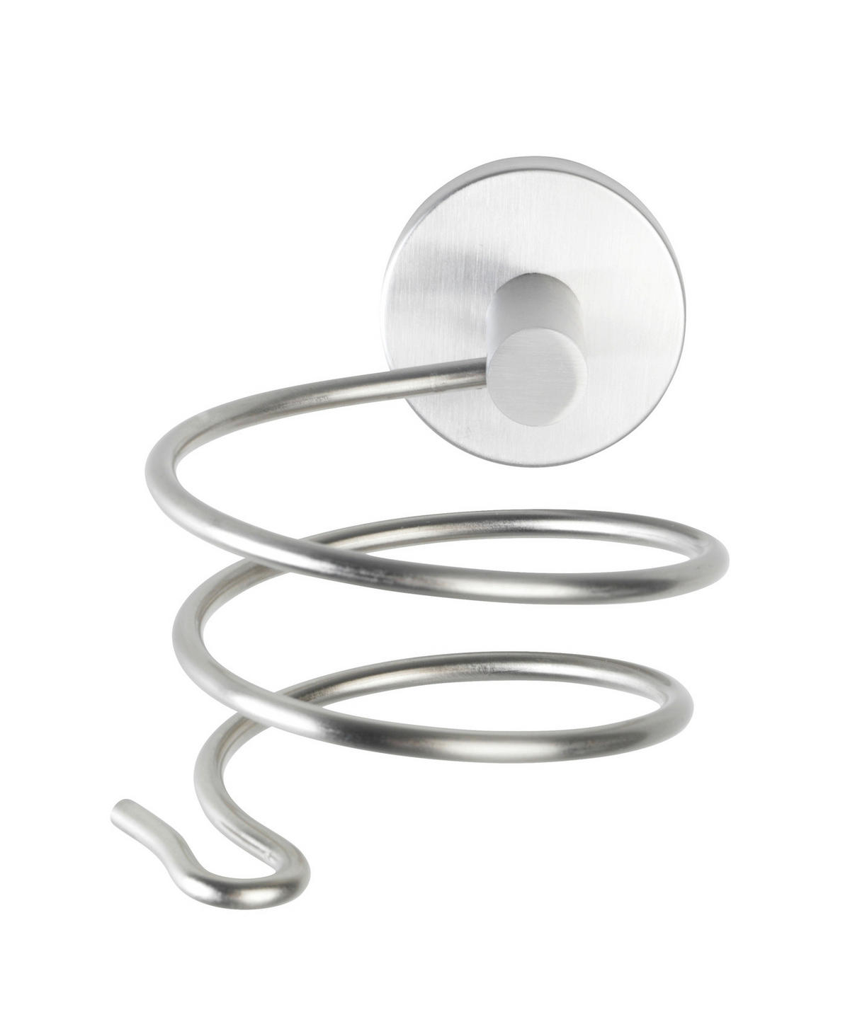 HAARTROCKNERHALTER  - Edelstahlfarben, Basics, Metall (9/8,5/13,5cm) - Wenko
