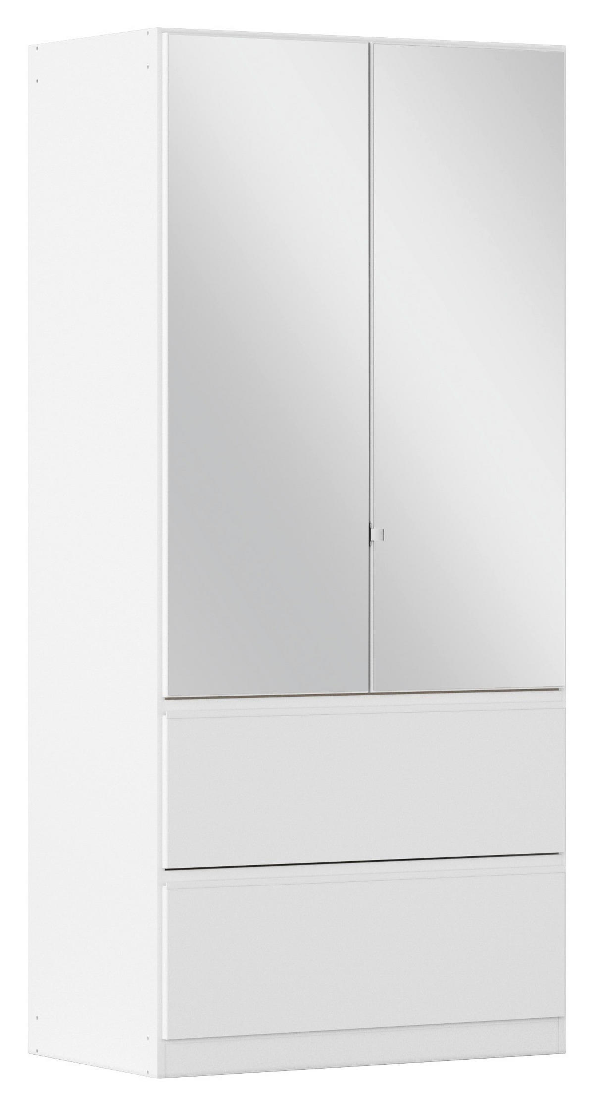 DREHTÜRENSCHRANK in Weiss  - Weiss, Modern, Holzwerkstoff (91/197/54cm) - Rauch Möbel
